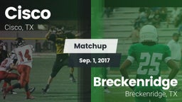 Matchup: Cisco  vs. Breckenridge  2017
