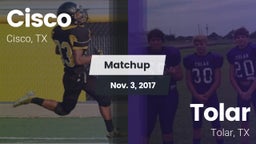 Matchup: Cisco  vs. Tolar  2017