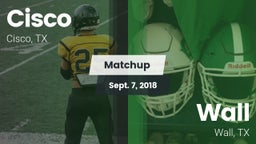 Matchup: Cisco  vs. Wall  2018