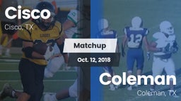 Matchup: Cisco  vs. Coleman  2018