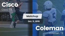 Matchup: Cisco  vs. Coleman  2019