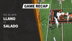 Recap: Llano  vs. Salado  2015