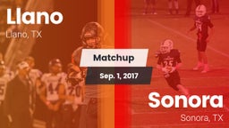 Matchup: Llano  vs. Sonora  2017