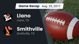 Recap: Llano  vs. Smithville  2017