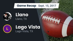 Recap: Llano  vs. Lago Vista  2017