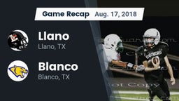 Recap: Llano  vs. Blanco  2018