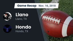 Recap: Llano  vs. Hondo  2018