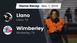 Recap: Llano  vs. Wimberley  2019