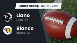 Recap: Llano  vs. Blanco  2020