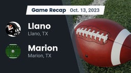 Recap: Llano  vs. Marion  2023