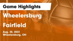 Wheelersburg  vs Fairfield  Game Highlights - Aug. 20, 2022
