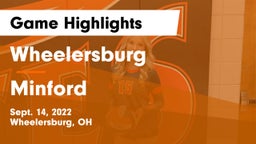 Wheelersburg  vs Minford Game Highlights - Sept. 14, 2022