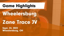 Wheelersburg  vs Zane Trace JV Game Highlights - Sept. 24, 2022