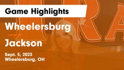 Wheelersburg  vs Jackson  Game Highlights - Sept. 5, 2023