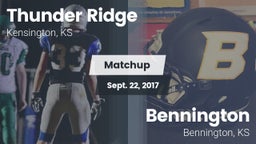 Matchup: Thunder Ridge High S vs. Bennington  2017