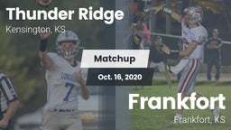 Matchup: Thunder Ridge High S vs. Frankfort  2020