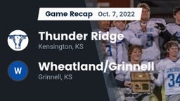 Recap: Thunder Ridge  vs. Wheatland/Grinnell 2022
