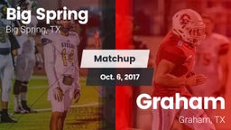 Matchup: Big Spring High vs. Graham  2017
