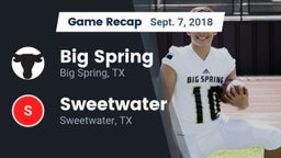 Recap: Big Spring  vs. Sweetwater  2018
