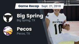 Recap: Big Spring  vs. Pecos  2018