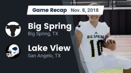 Recap: Big Spring  vs. Lake View  2018