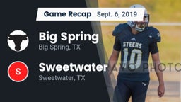 Recap: Big Spring  vs. Sweetwater  2019