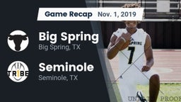 Recap: Big Spring  vs. Seminole  2019