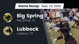 Recap: Big Spring  vs. Lubbock  2020