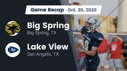 Recap: Big Spring  vs. Lake View  2020