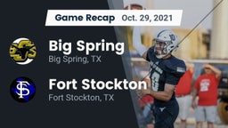 Recap: Big Spring  vs. Fort Stockton  2021