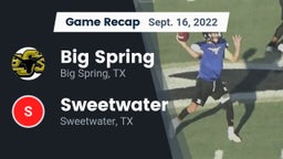 Recap: Big Spring  vs. Sweetwater  2022