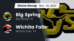 Recap: Big Spring  vs. Wichita Falls  2022