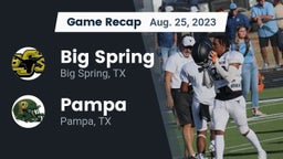 Recap: Big Spring  vs. Pampa  2023