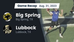 Recap: Big Spring  vs. Lubbock  2023