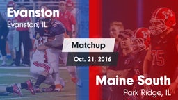 Matchup: Evanston  vs. Maine South  2016