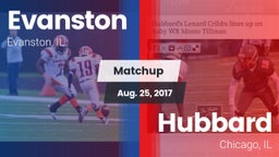 Matchup: Evanston  vs. Hubbard  2017