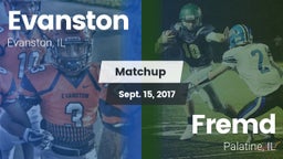 Matchup: Evanston  vs. Fremd  2017