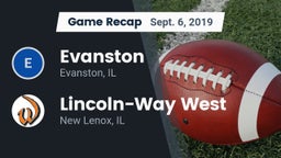 Recap: Evanston  vs. Lincoln-Way West  2019