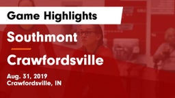 Southmont  vs Crawfordsville Game Highlights - Aug. 31, 2019