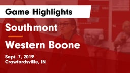 Southmont  vs Western Boone  Game Highlights - Sept. 7, 2019