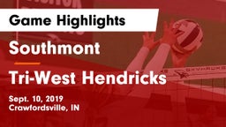 Southmont  vs Tri-West Hendricks  Game Highlights - Sept. 10, 2019