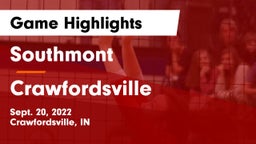Southmont  vs Crawfordsville  Game Highlights - Sept. 20, 2022