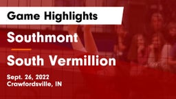 Southmont  vs South Vermillion  Game Highlights - Sept. 26, 2022