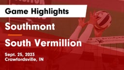 Southmont  vs South Vermillion  Game Highlights - Sept. 25, 2023
