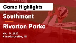 Southmont  vs Riverton Parke  Game Highlights - Oct. 5, 2023