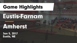 Eustis-Farnam  vs Amherst  Game Highlights - Jan 5, 2017