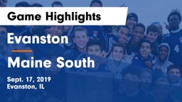 Evanston  vs Maine South  Game Highlights - Sept. 17, 2019