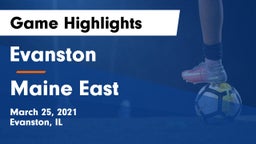 Evanston  vs Maine East  Game Highlights - March 25, 2021
