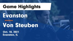 Evanston  vs Von Steuben Game Highlights - Oct. 18, 2021