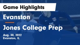 Evanston  vs Jones College Prep Game Highlights - Aug. 30, 2022
